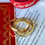 Cartier カルティエ トリニティ 18金スリーカラー 51