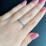 天然パライバトルマリン 天然ダイヤモンド リング