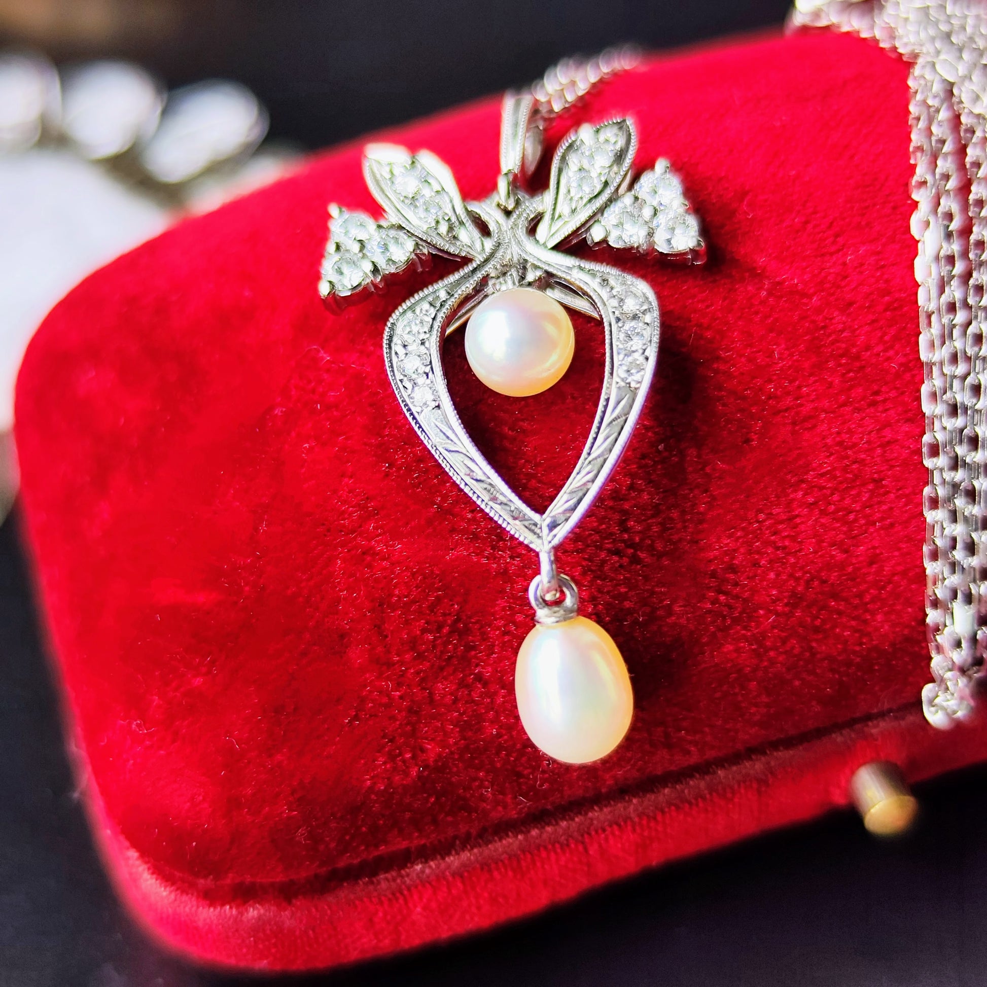 MIKIMOTO ミキモト あこや真珠 淡水真珠 プラチナネックレス