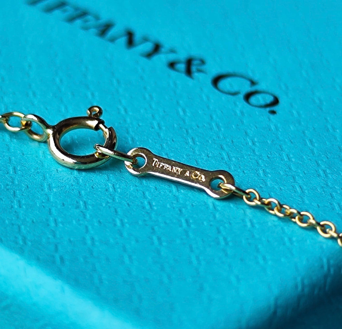 TIFFANY &Co ティファニー オープンハート ダイヤモンド 18金YG ネックレス