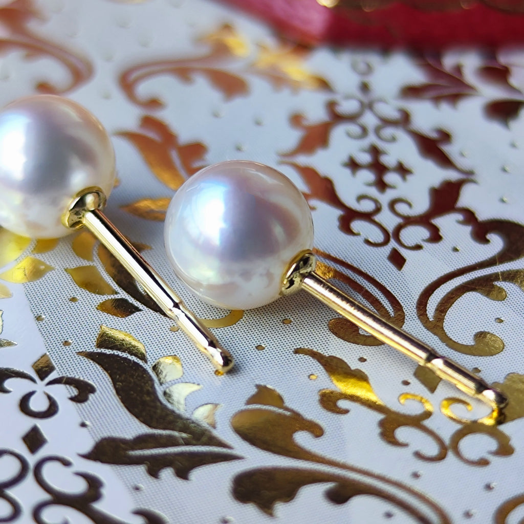 MIKIMOTO ミキモト あこや真珠 一粒ピアス