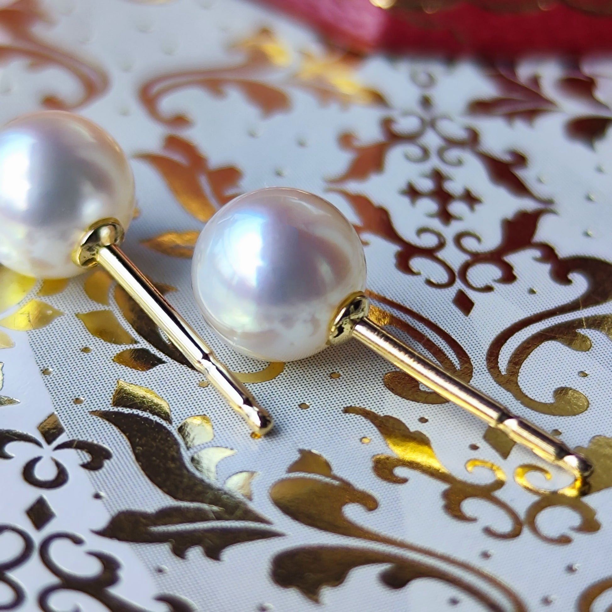 MIKIMOTO ミキモト あこや真珠 一粒ピアス
