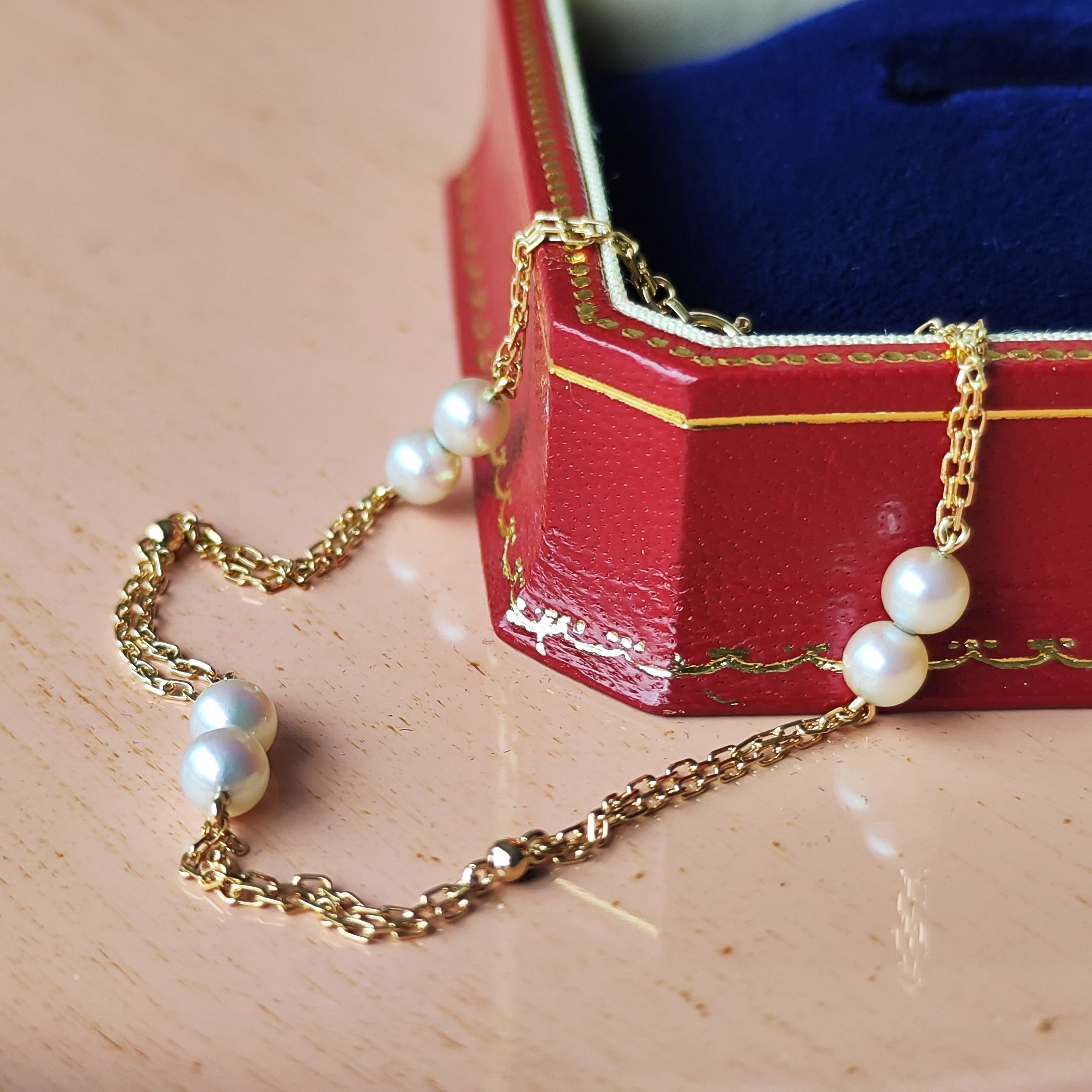 MIKIMOTO ミキモト あこや真珠 18金ブレスレット – Mico宝飾店 MIKIMOTO ミキモト あこや真珠 18金ブレスレット – Mico宝飾店
