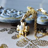 MIKIMOTO ミキモト あこや真珠 クローバー ネックレス