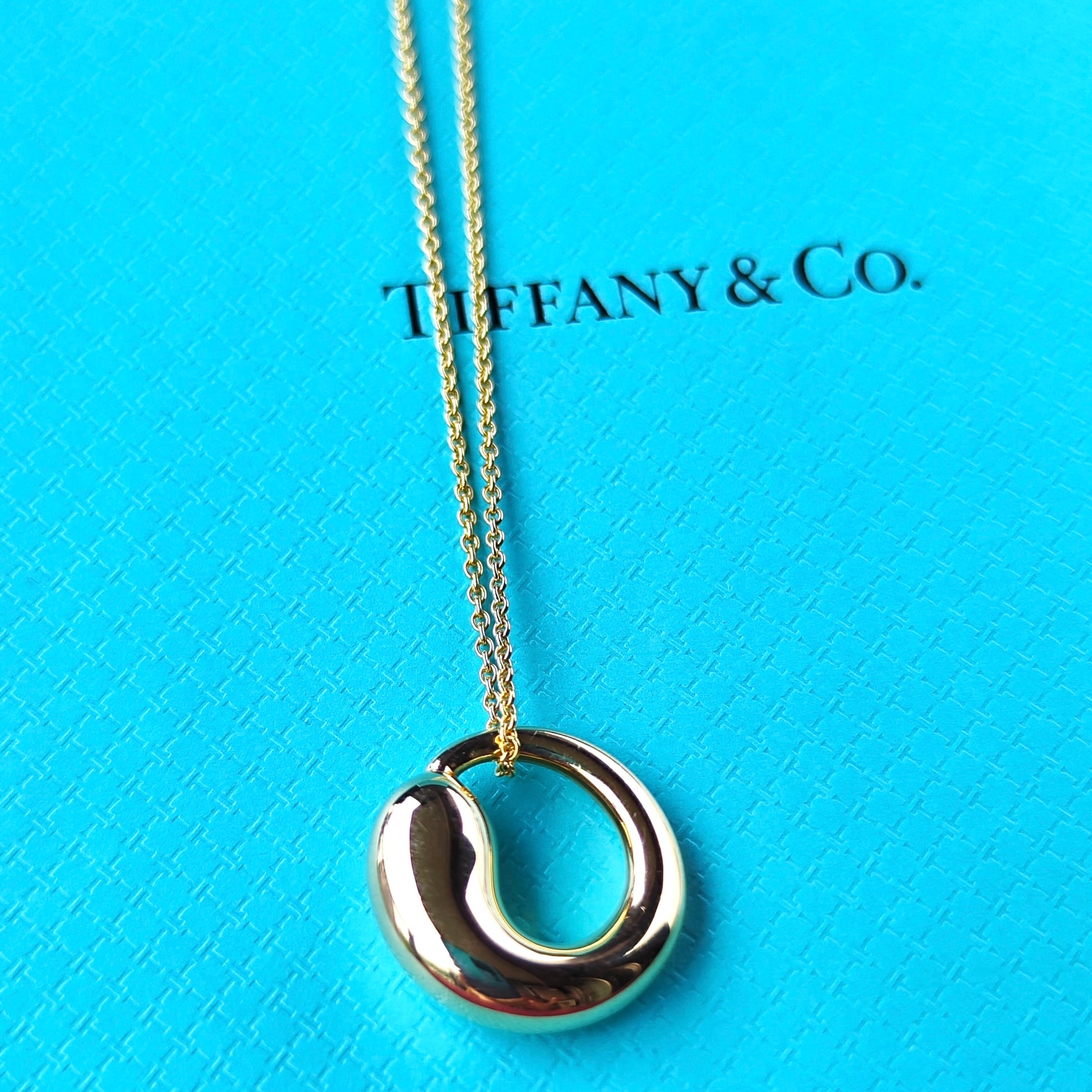 TIFFANY &Co ティファニー エターナルサークル ネックレス 18金YG