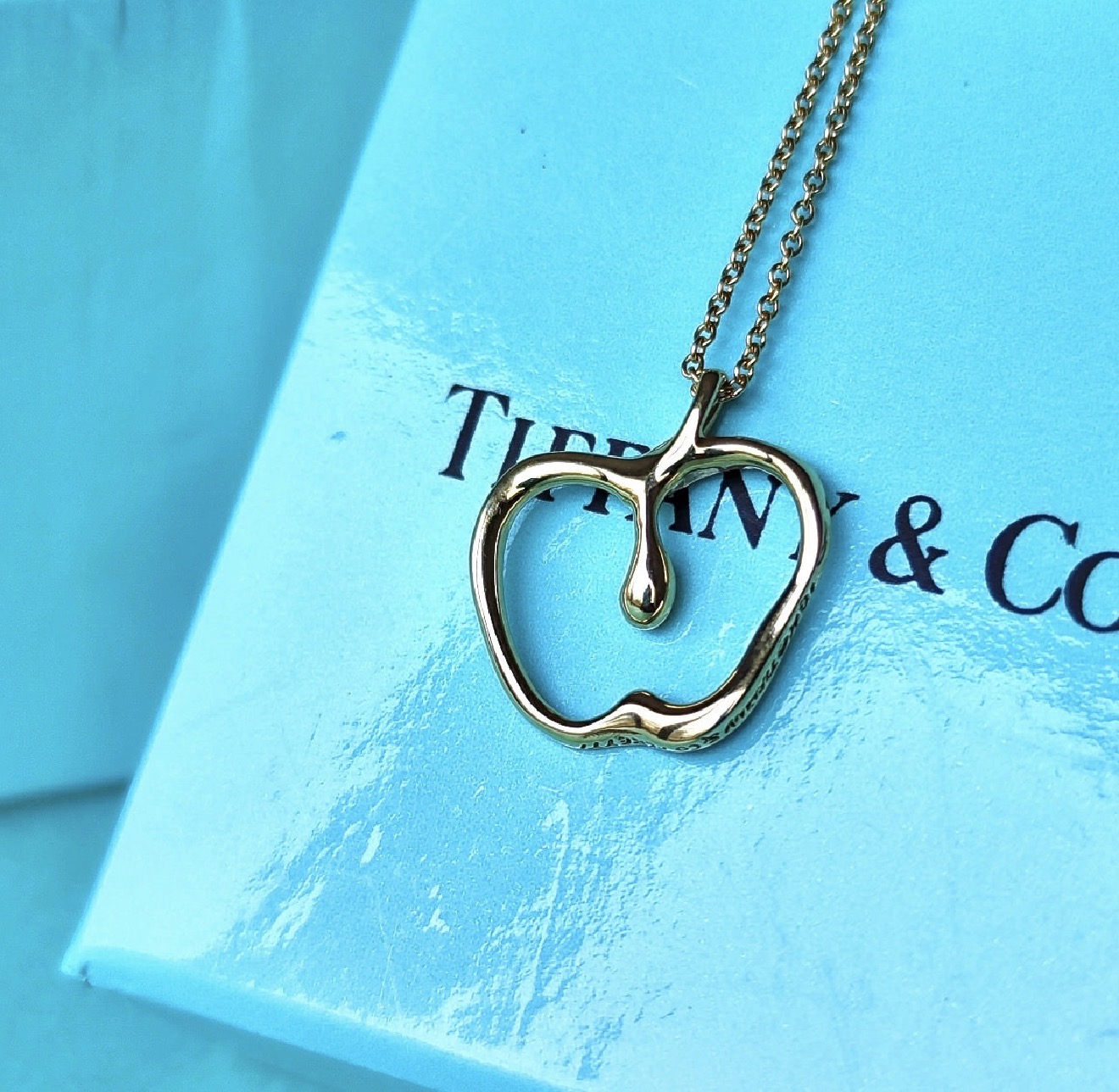 TIFFANY &Co ティファニー アップル ネックレス 18金YG