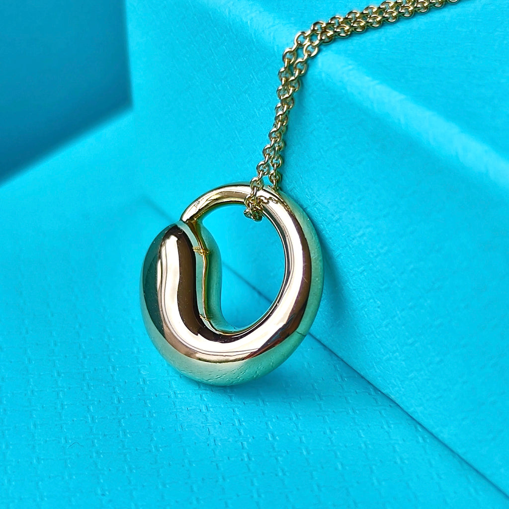 TIFFANY &Co ティファニー エターナルサークル ネックレス 18金YG