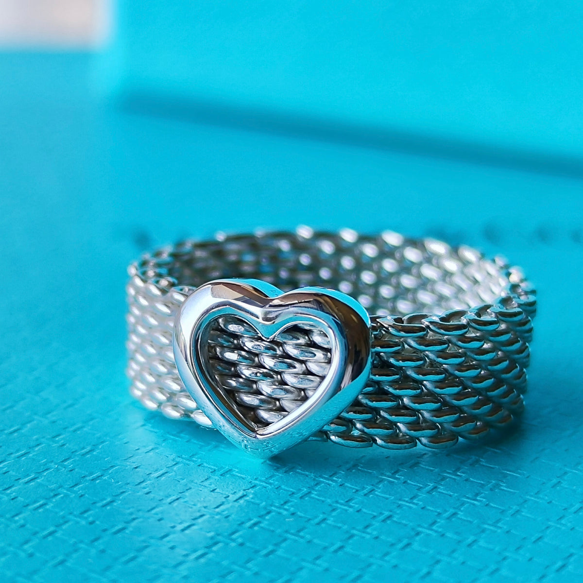 TIFFANY & CO. ティファニー サマセットリング ハートモチーフ SV 11号 リング