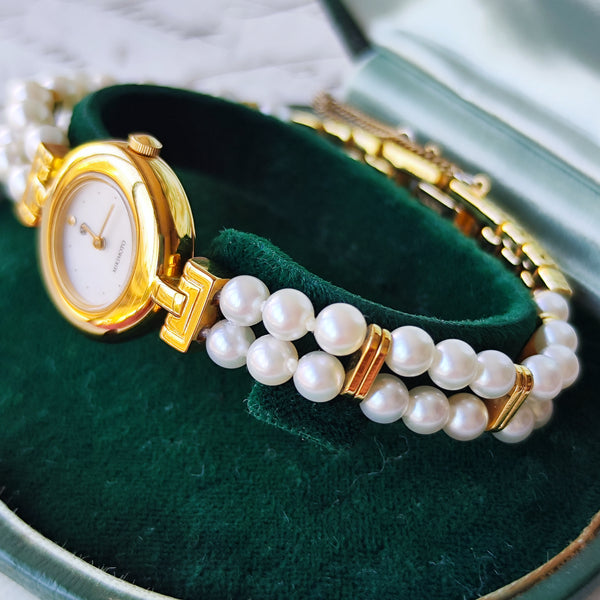 MIKIMOTO ミキモト JAL限定 パールウォッチ