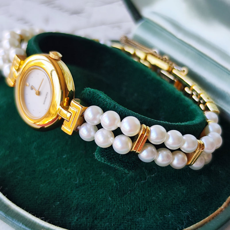 MIKIMOTO ミキモト JAL限定 パールウォッチ