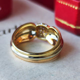 【Vintage Cartier】カルティエ LIVIA
リヴィア スリーカラー ダイヤモンドリング 11号