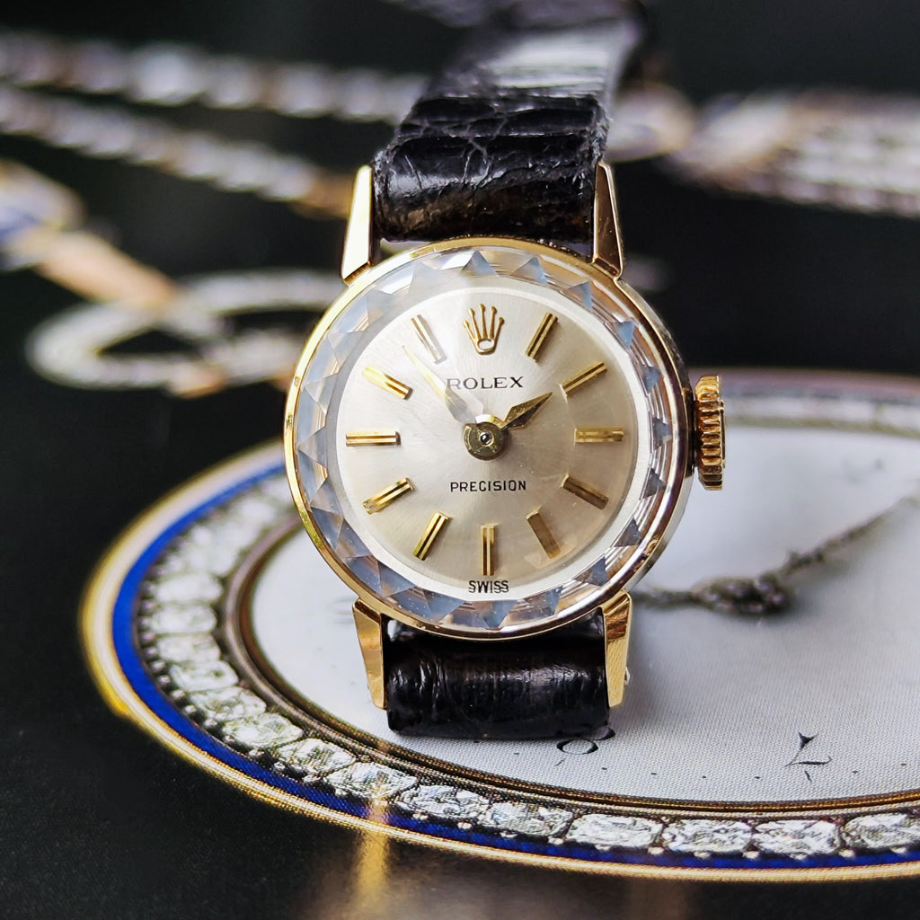 【OH済み】ROLEX ロレックスPRECISION プレシジョン 18金無垢 手巻き腕時計