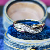 MIKIMOTO ミキモト 天然ダイヤモンドリング