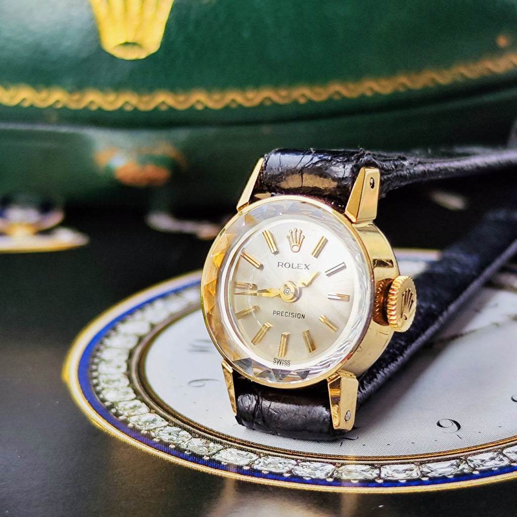 【OH済み】ROLEX ロレックスPRECISION プレシジョン 18金無垢 手巻き腕時計