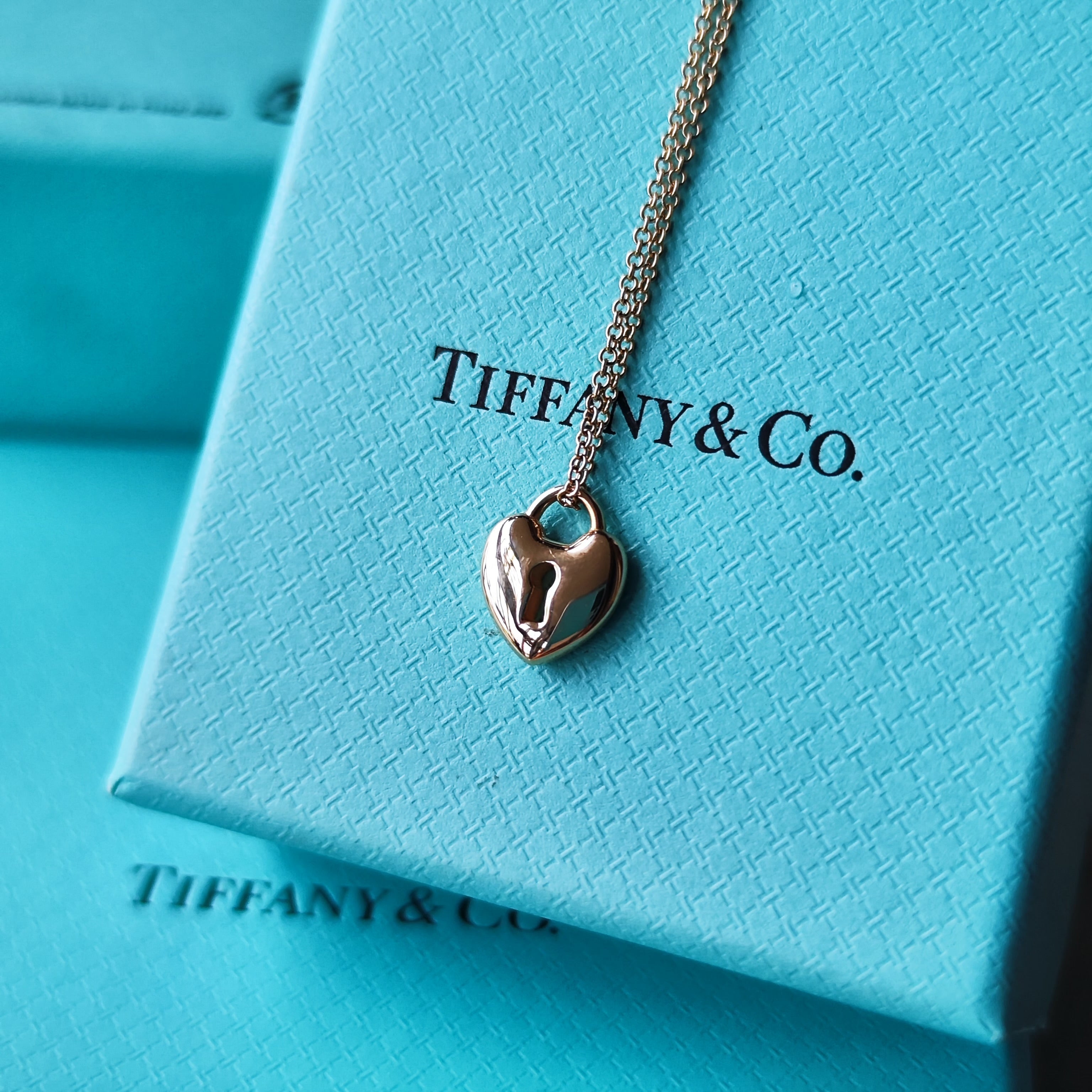 TIFFANY &Co ティファニー ハートロック ネックレス 18金PG – Mico宝飾店