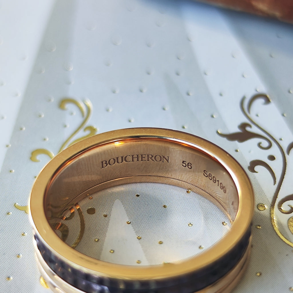 BOUCHERON ブシュロン キャトルクラシック ハーフラージ 56