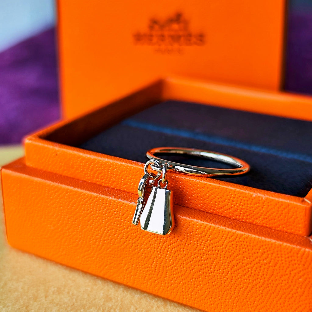【お値下げ】HERMES エルメス ケリー クロシェットリング 18金