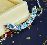 【初期の頃のルース】天然グランディディエライト 天然ダイヤモンド ネックレス