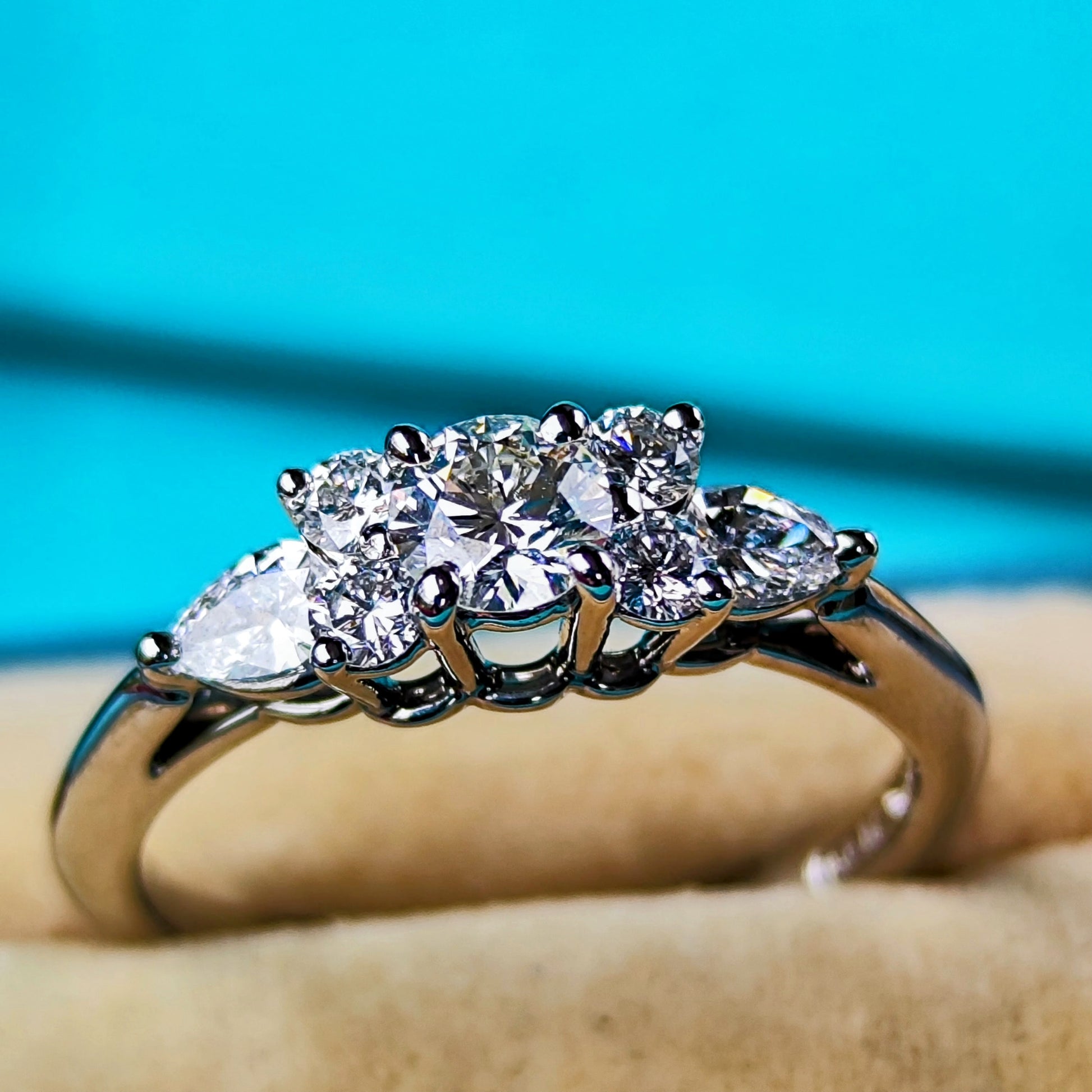 【オールドティファニー】TIFFANY &Co セブンストーンリング