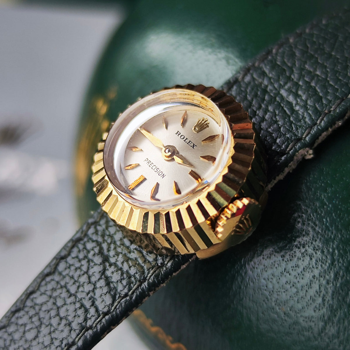 【ROLEX CHAMELEON】ロレックス カメレオン 18金無垢 手巻き腕時計 OH済み