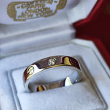 Cartier カルティエ ミニラブリング ダイヤモンド 18金WG 9号