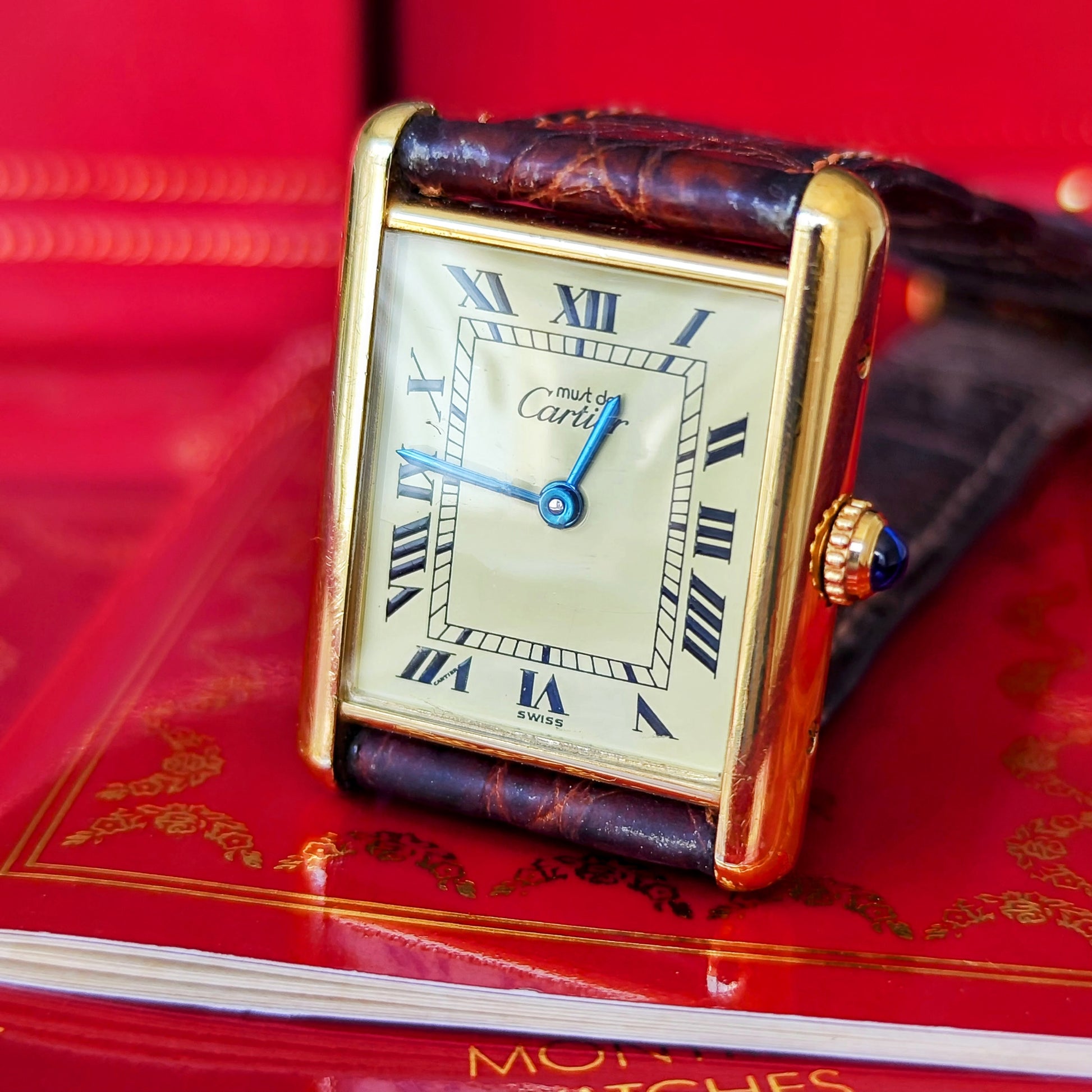 Cartier カルティエ マストタンク LM クォーツ腕時計
