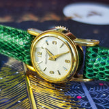 【金無垢】JAEGER LE COULTRE ジャガー・ルクルト バックワインド 手巻き腕時計