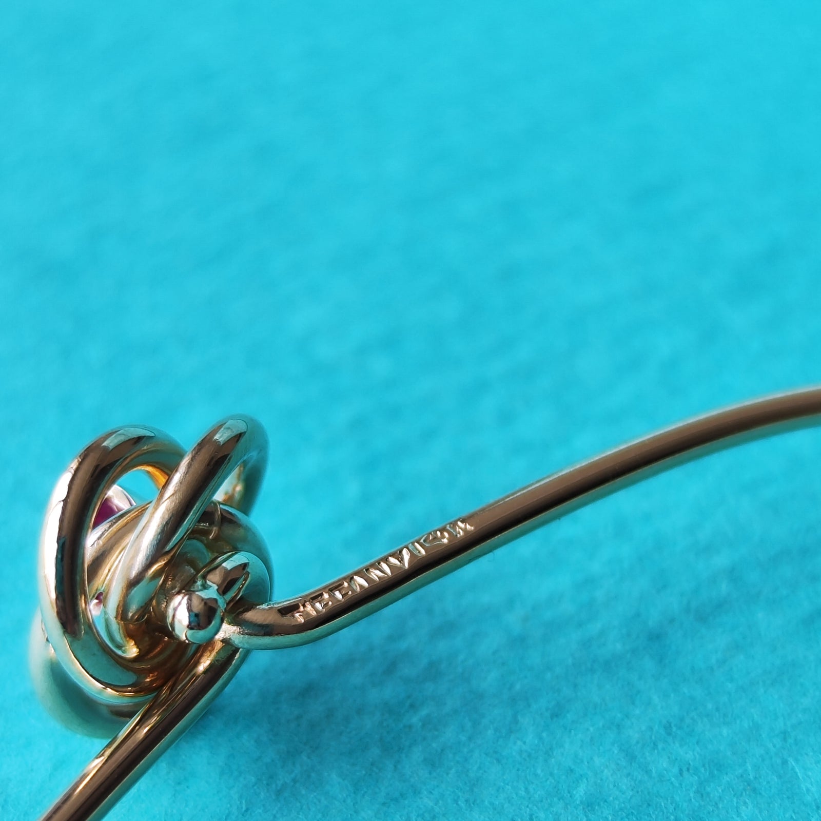 Tiffanyティファニー　バングルOLDTiffany オールドティファニー】TIFFANY &Co ティファニー 天然ルビー