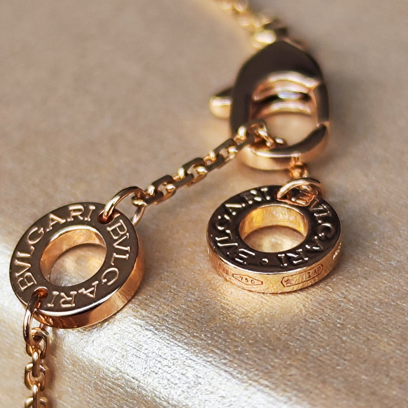 BVLGARI ブルガリ DIVAS' DREAM ディーヴァ ドリーム ピンクオパール ダイヤモンド ネックレス 18金PG