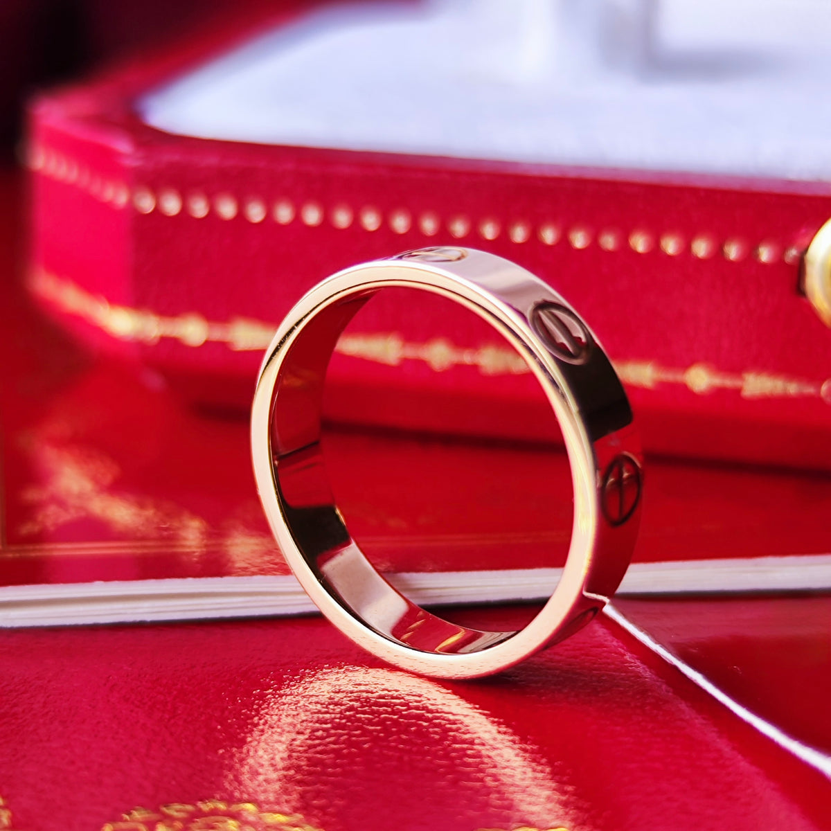 Cartier カルティエ ミニラブリング 18金PG 48