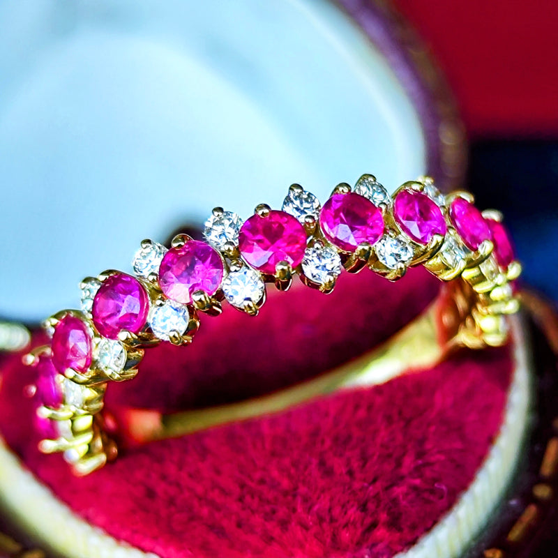 天然ルビー 天然ダイヤモンド リング