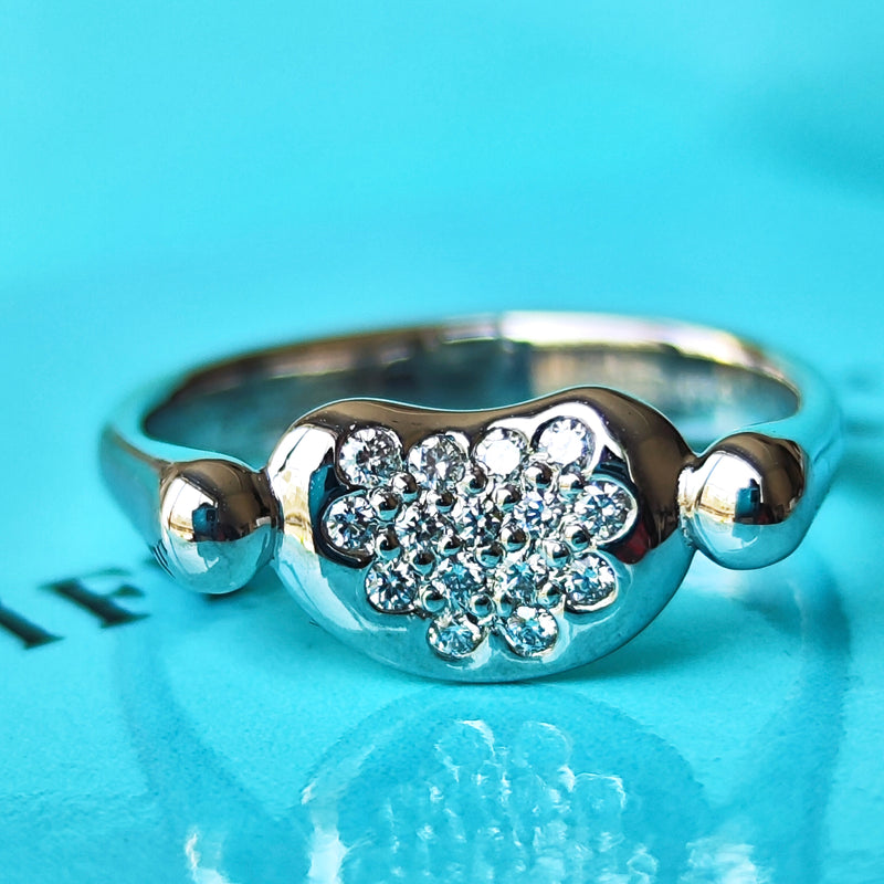 TIFFANY&Co ティファニー ビーン ダイヤモンドリング