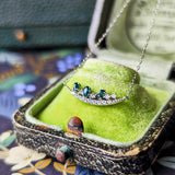 【初期の頃のルース】天然グランディディエライト 天然ダイヤモンド ネックレス