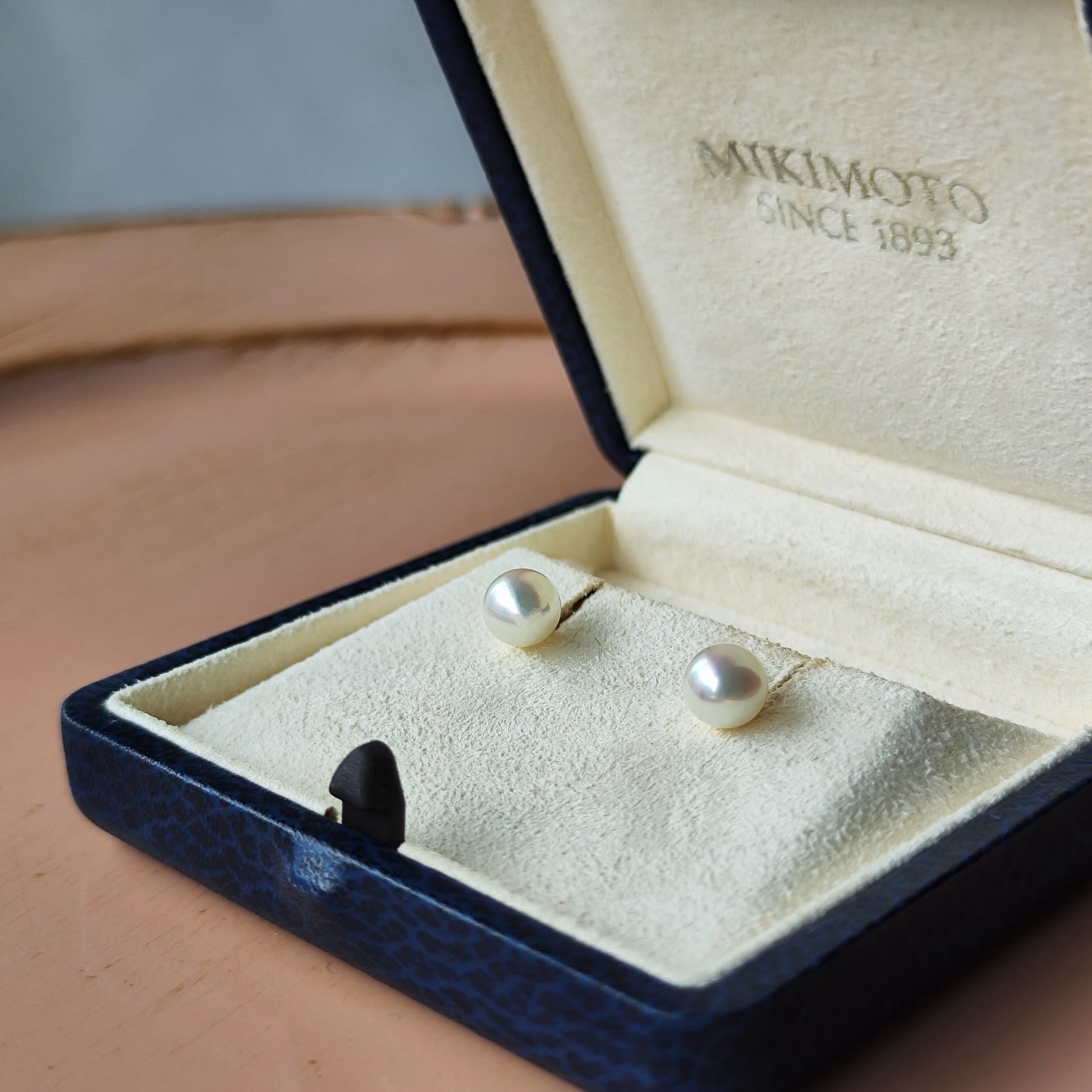 MIKIMOTO ミキモト あこや真珠 18金ピアス