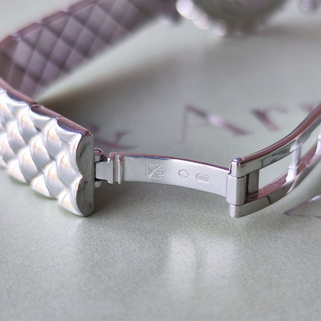 Van Cleef & Arpels ヴァンクリーフ&アーペル 18金無垢時計 ダイヤモンド サファイア