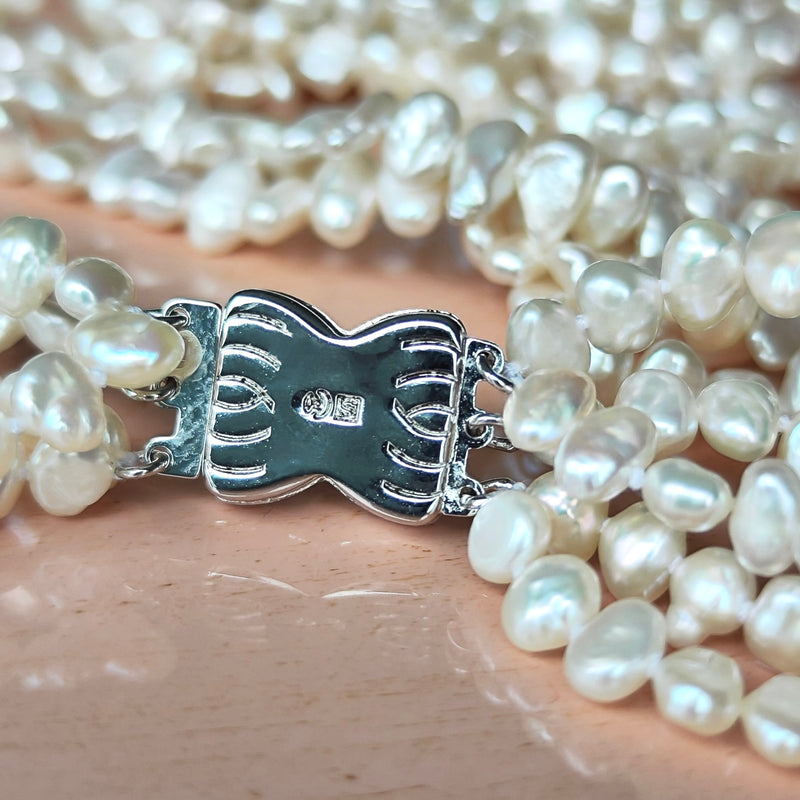 TASAKI 田崎真珠 淡水真珠 5連ネックレス