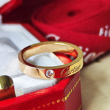 Cartier カルティエ Cドゥ ダイヤモンド リング 18金PG 7号