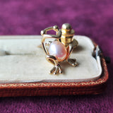 MIKIMOTO ミキモト カエルモチーフ ピンブローチ