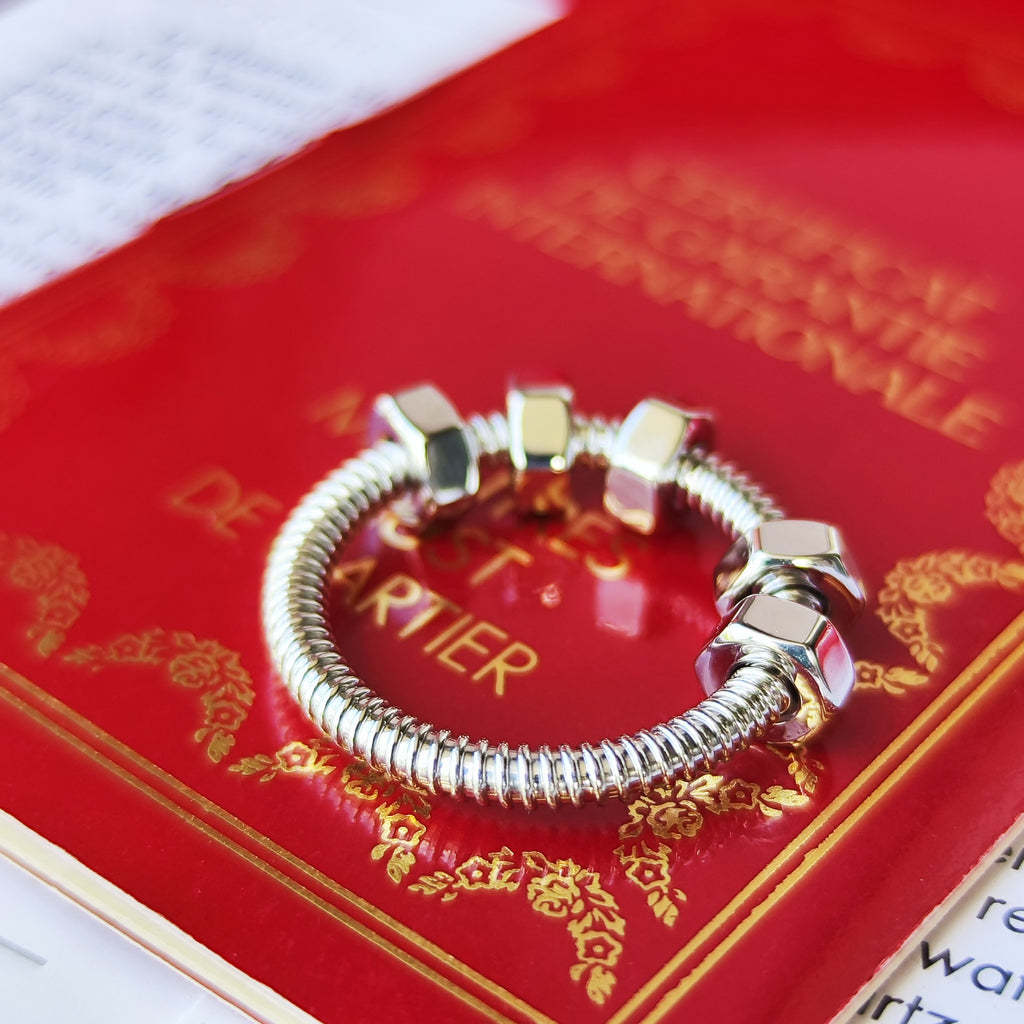 Cartier カルティエ エクル 18金WG 50