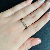 【Vintage Cartier】カルティエ コンテッサ サファイア ダイヤモンド フル リング