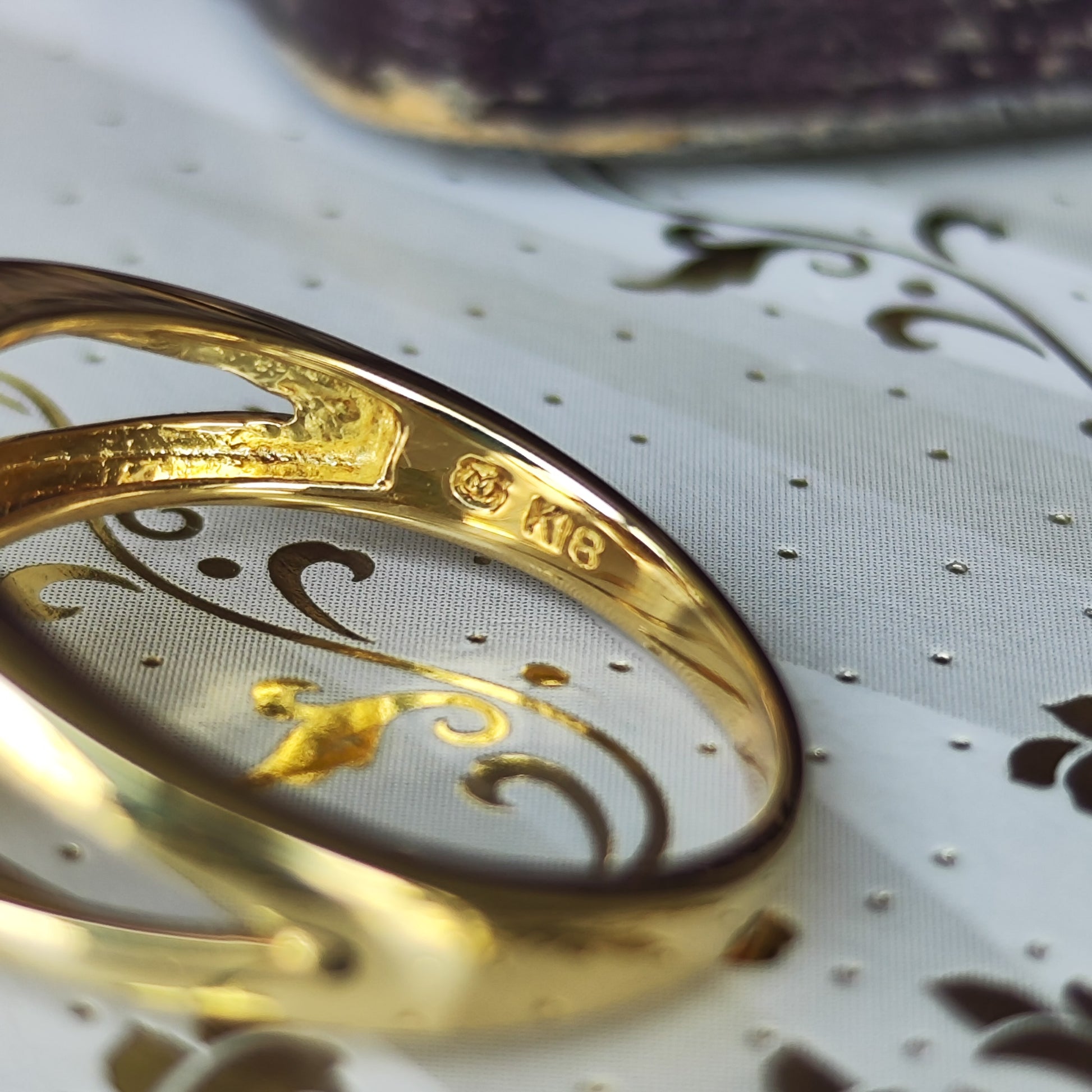 MIKIMOTO ミキモト あこや真珠 天然ダイヤモンド 18金リング