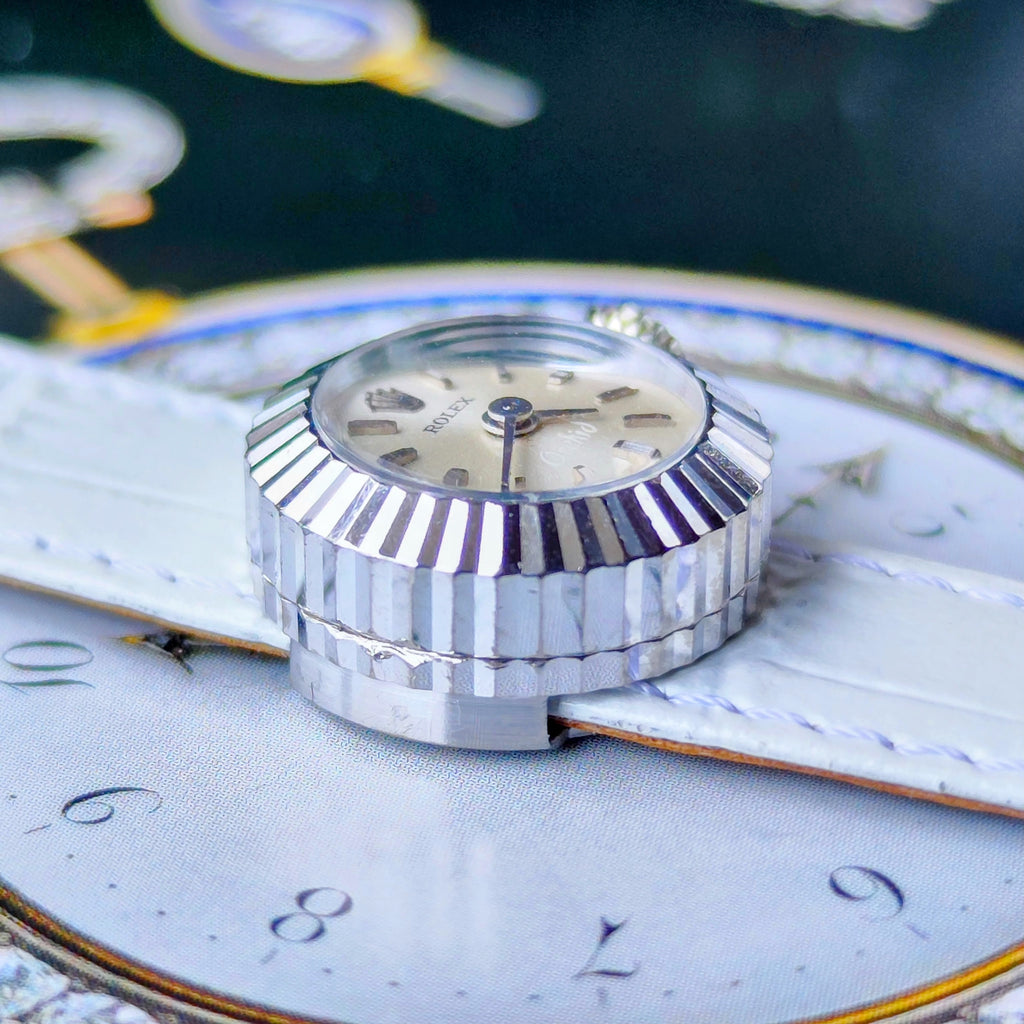 【OH済み】ROLEX ロレックス CHAMELEON カメレオン Orchid 18金無垢 手巻き腕時計