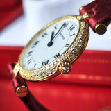 【コンプリートサービス済み】Cartier
カルティエ ヴァンドーム 18金無垢 ダイヤモンド クォーツ腕時計