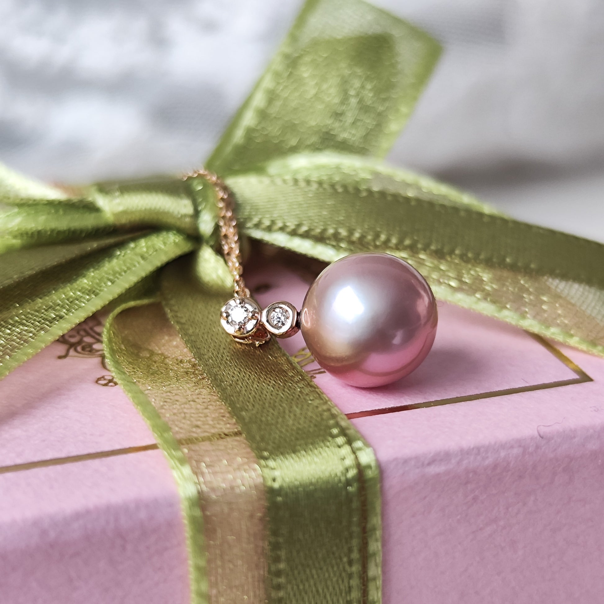 【さくらパール】葉桜 ネックレス