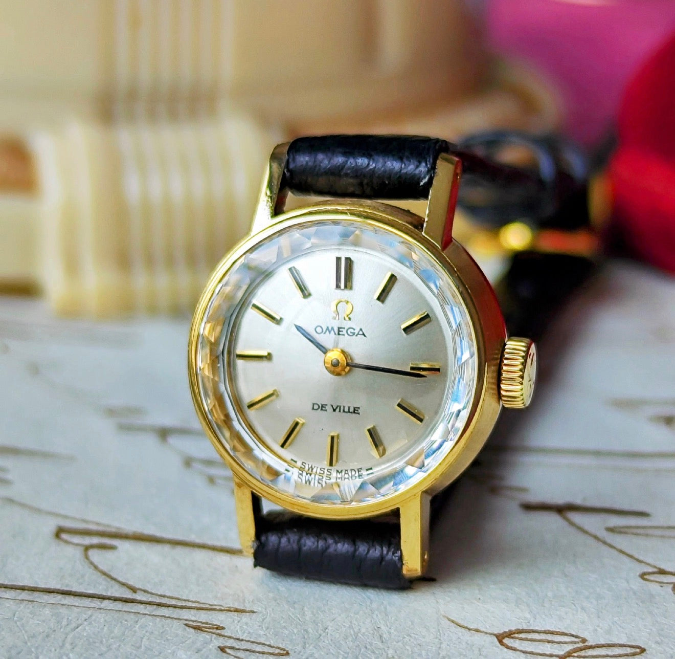 【OH済み 美品】OMEGA オメガ De Vil
デビル 18金無垢 手巻き 腕時計