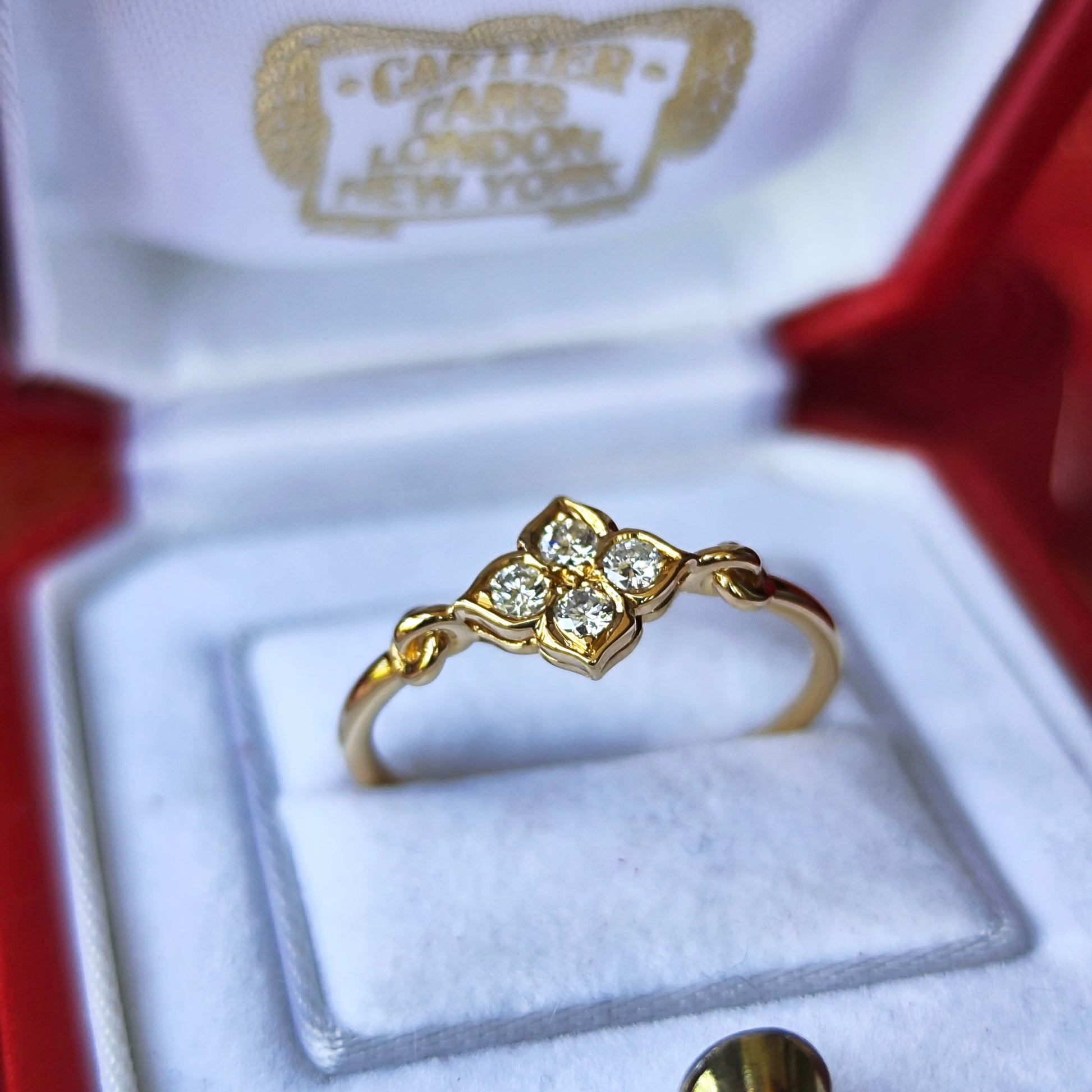 【廃盤Cartier】カルティエ ヒンドゥ ダイヤモンド 18金リング 11号