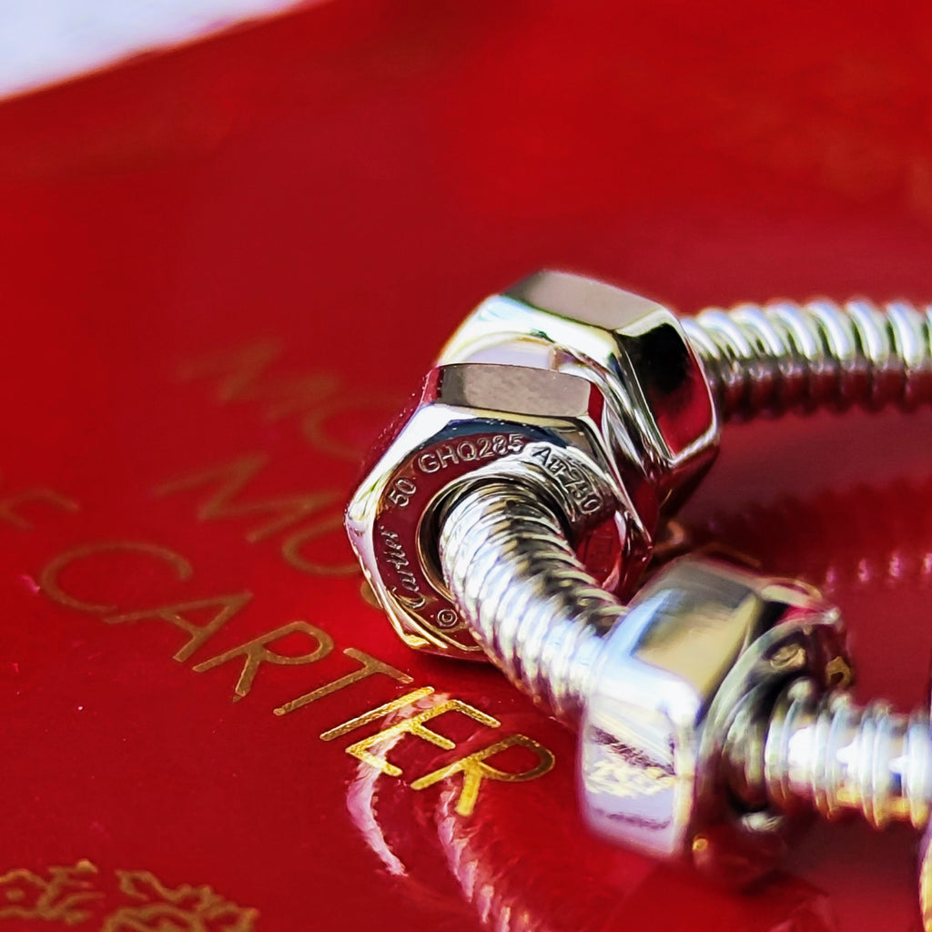 Cartier カルティエ エクル 18金WG 50