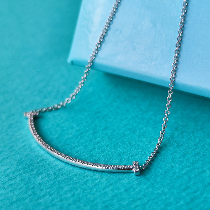 TIFFANY &Co ティファニー Tスマイル スモール ダイヤモンド 18