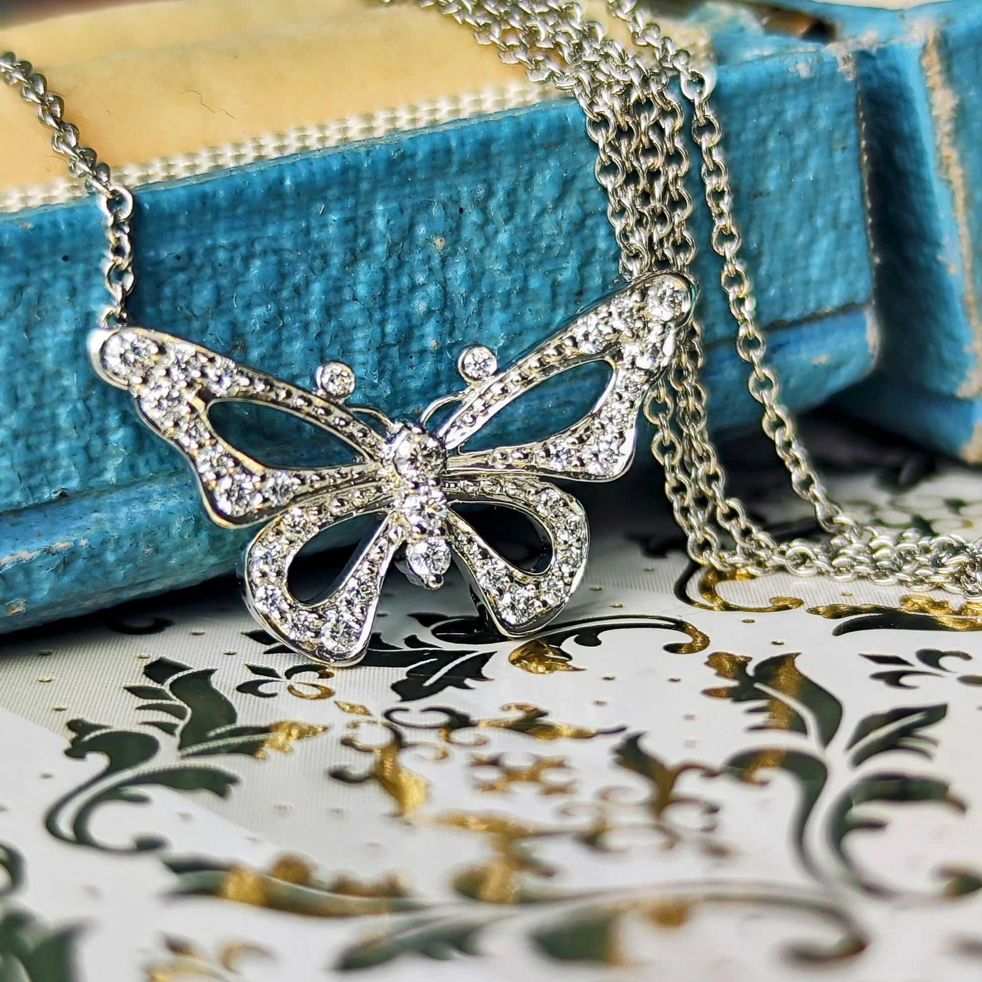 TIFFANY &Co ティファニー バタフライネックレス ネックレス