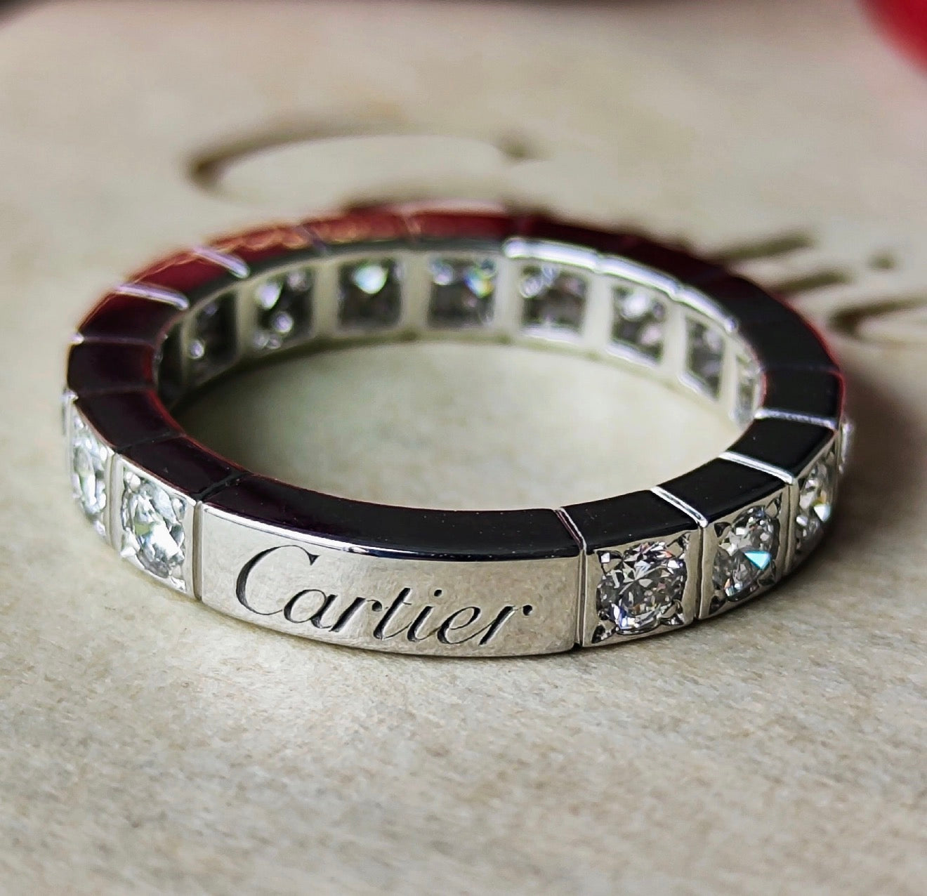 Cartier カルティエ ラニエール ラニエール フルダイヤ 18金WG 47
